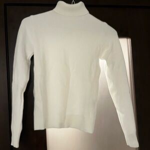 White Turtleneck Sweater